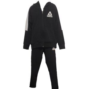 𝅺Reebok 2 PC Tracksuit Hoodie & Joggers Boys Size XS